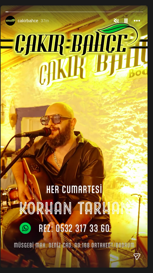 Korhan Tarhan - Her Cumartesi Etkinlik afişi