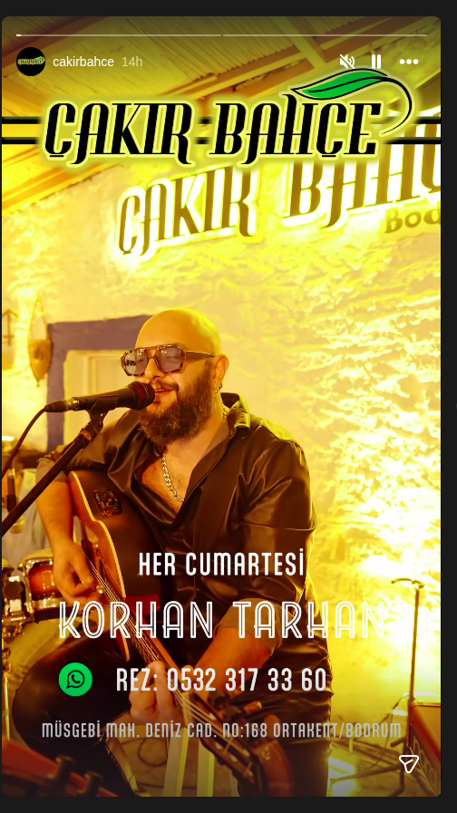 Korhan Tarhan - Her Cumartesi Etkinlik afişi