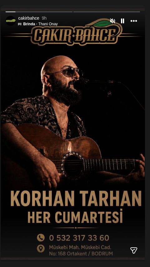 Korhan Tarhan Etkinlik afişi