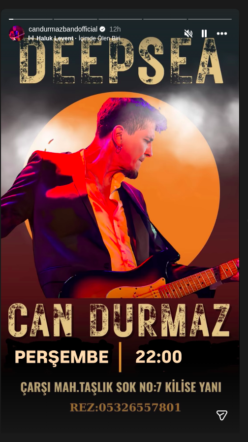 Can Durmaz Etkinlik afişi