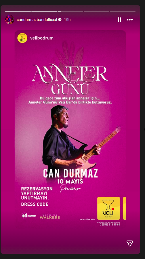 Anneler Günü - Can Durmaz Etkinlik afişi