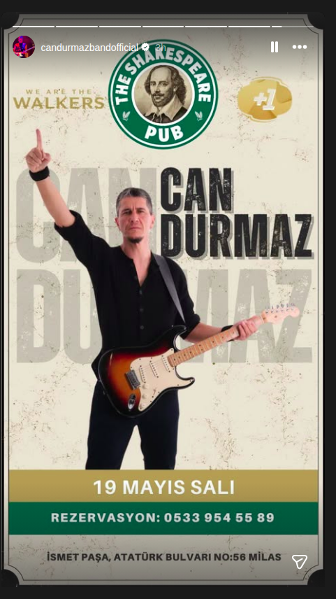 Can Durmaz Etkinlik afişi