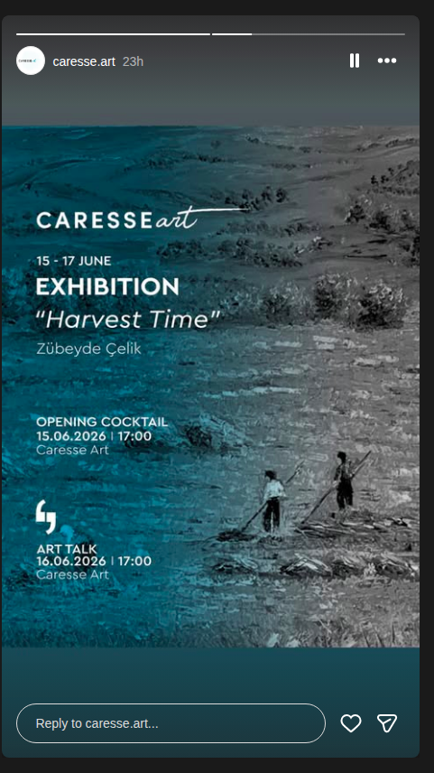 Harvest Time — Zübeyde Çelik Etkinlik afişi