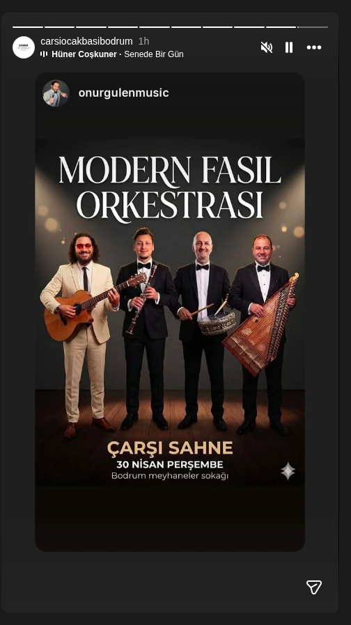 Modern Fasıl Orkestrası Etkinlik afişi
