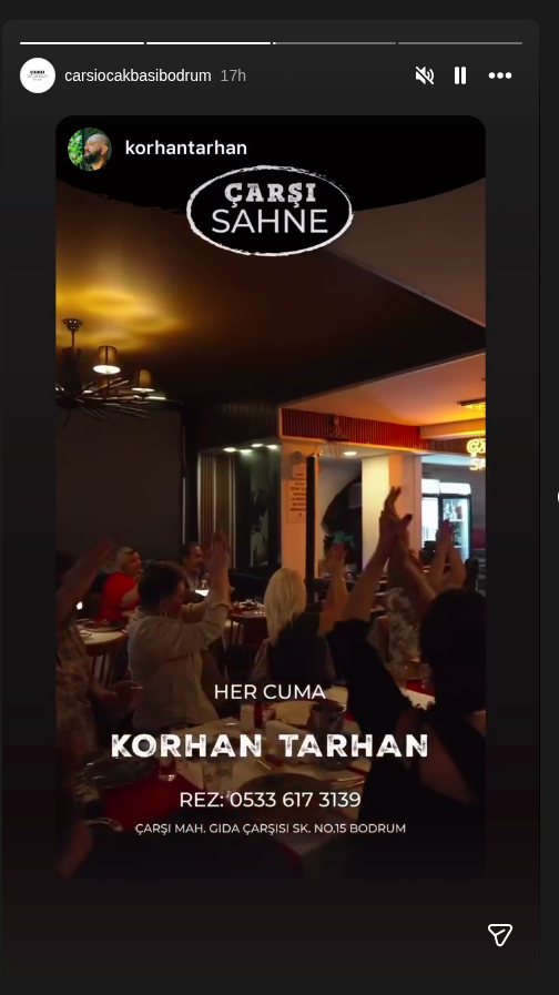 Korhan Tarhan Etkinlik afişi