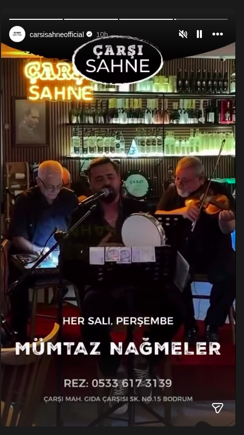 Mümtaz Nağmeler Etkinlik afişi