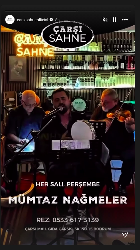 Mümtaz Nağmeler Etkinlik afişi