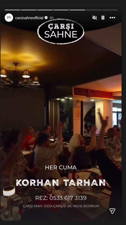 Korhan Tarhan - Her Cuma Etkinlik afişi