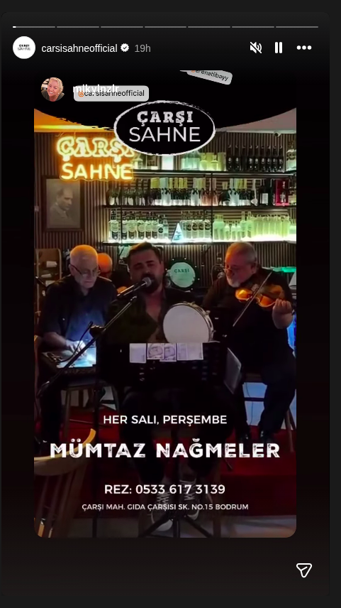 Mümtaz Nağmeler Etkinlik afişi