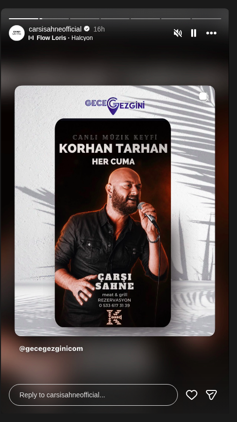 Korhan Tarhan - Gece Gezgini Etkinlik afişi