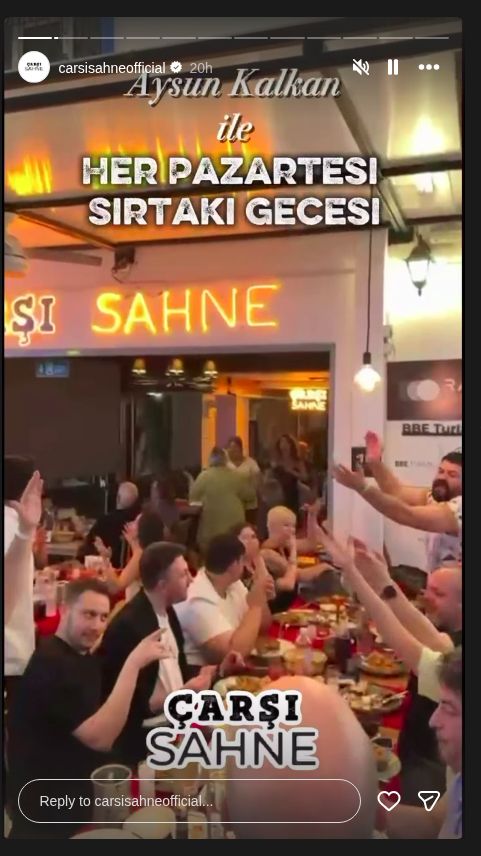 Aysun Kalkan - Sırtaki Gecesi Etkinlik afişi