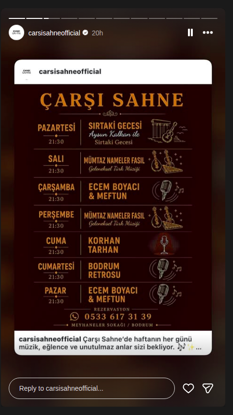 Sırtakı Gecesi: Ayşun Kalkan — Çarşı Sahne Etkinlik afişi