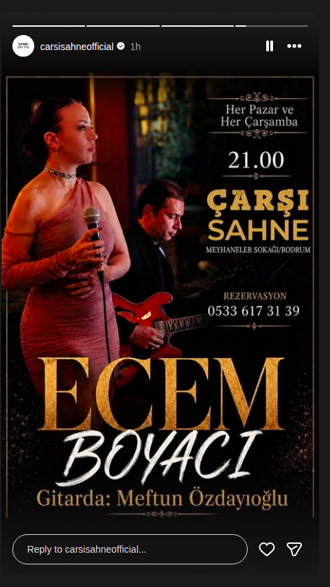 Ecem Boyacı & Meftun — Çarşı Sahne