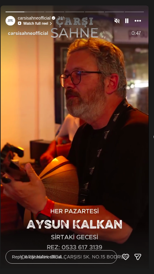 Sırtaki Gecesi — Aysun Kalkan ile