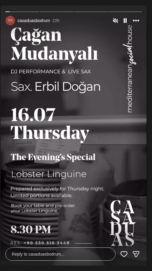 Çağan Mudanyalı - Live Sax & DJ Performance