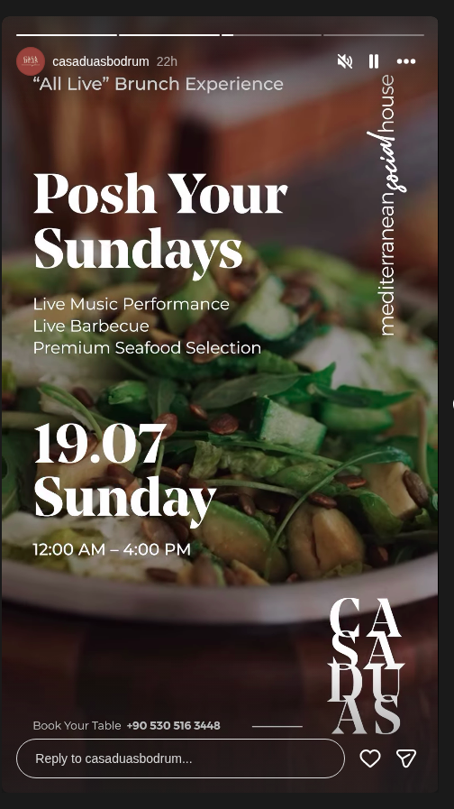 Posh Your Sundays — Canlı Brunch