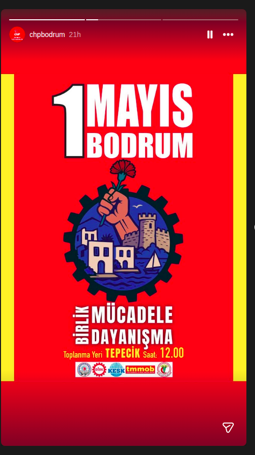 Birlik Mücadele Dayanışma Etkinlik afişi