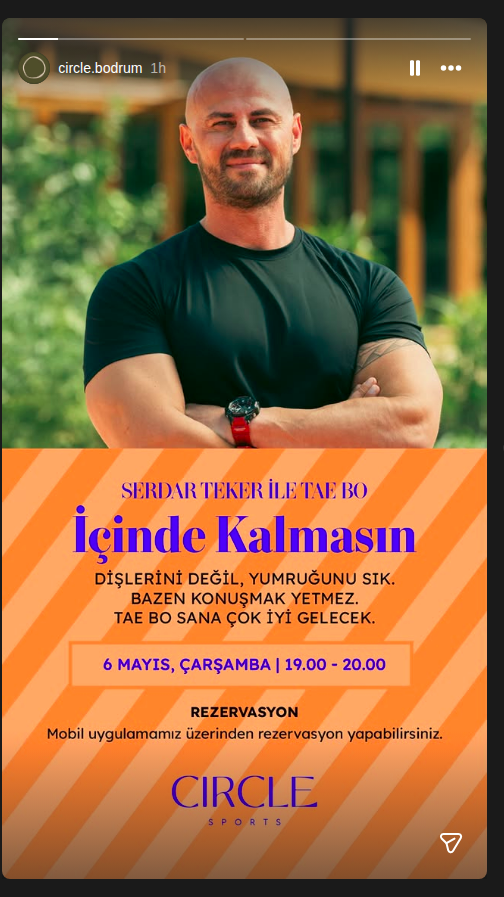 Tae Bo — Serdar Teker Event-Poster