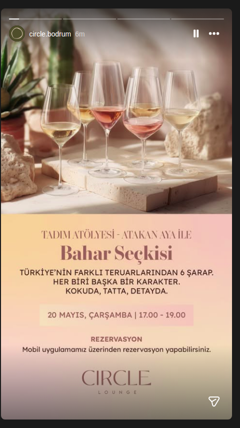 Tadım Atölyesi - Atakanaya ile Bahar Seçkisi Etkinlik afişi