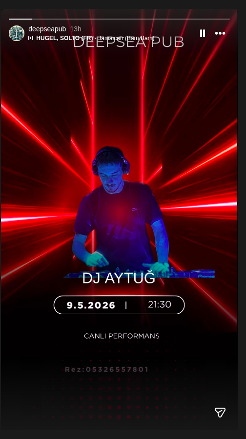 DJ Aytuğ — Canlı Performans Etkinlik afişi