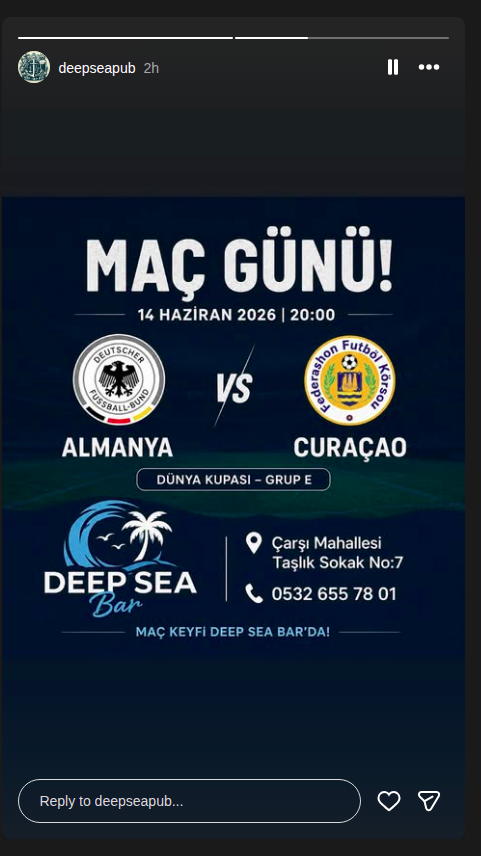 Maç Günü: Almanya – Curaçao Etkinlik afişi