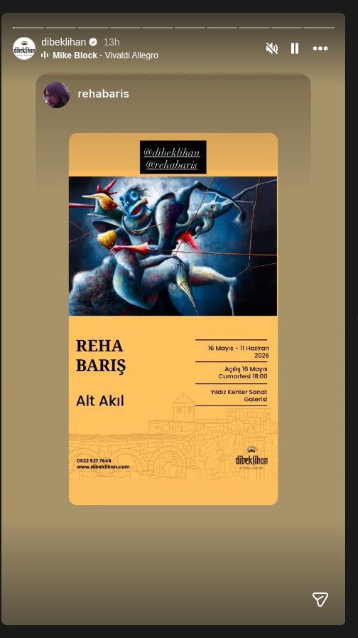 Reha Barış — Açılış Etkinlik afişi