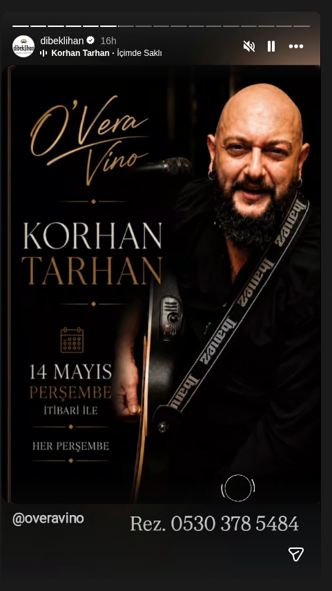 Korhan Tarhan Etkinlik afişi