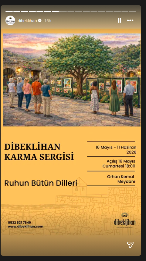 Dibeklihan Karma Sergisi — Ruhun Bütün Dilleri (Açılış) Etkinlik afişi