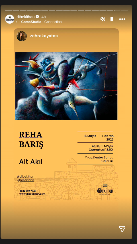 Reha Barış — Sergi Etkinlik afişi