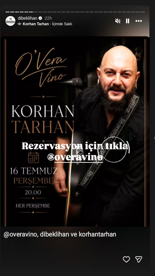 Korhan Tarhan Etkinlik afişi