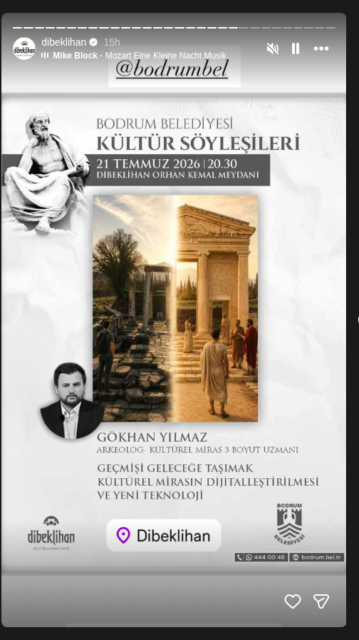 Gökhan Yılmaz — Kültür Söyleşisi Etkinlik afişi
