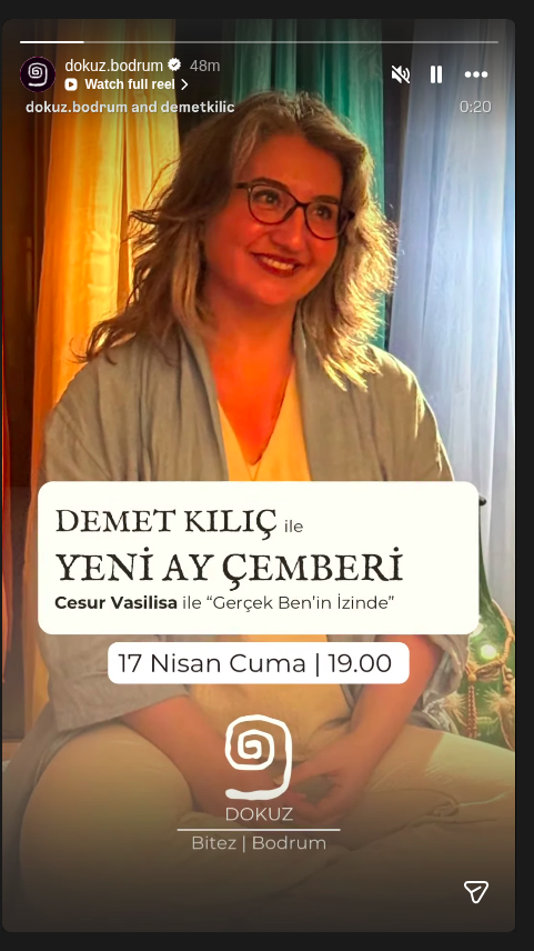 Demet Kılıç — Neumond-Märchenkreis Event-Poster