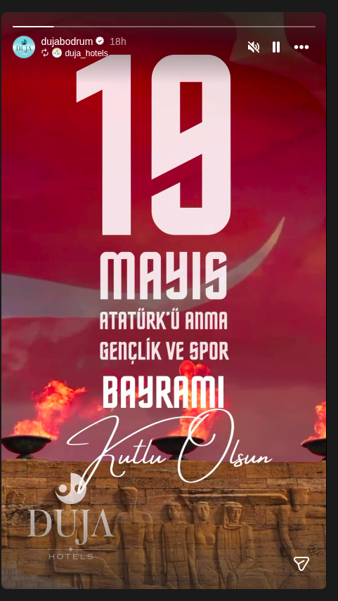 Atatürk'ü Anma Gençlik ve Spor Bayramı Etkinlik afişi