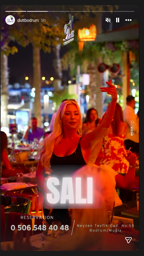 Salı Gecesi — Dutt Bodrum Etkinlik afişi