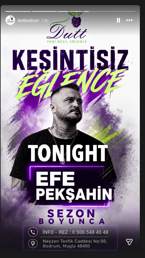 Efe Pekşahin — Kesintisiz Eğlence Etkinlik afişi