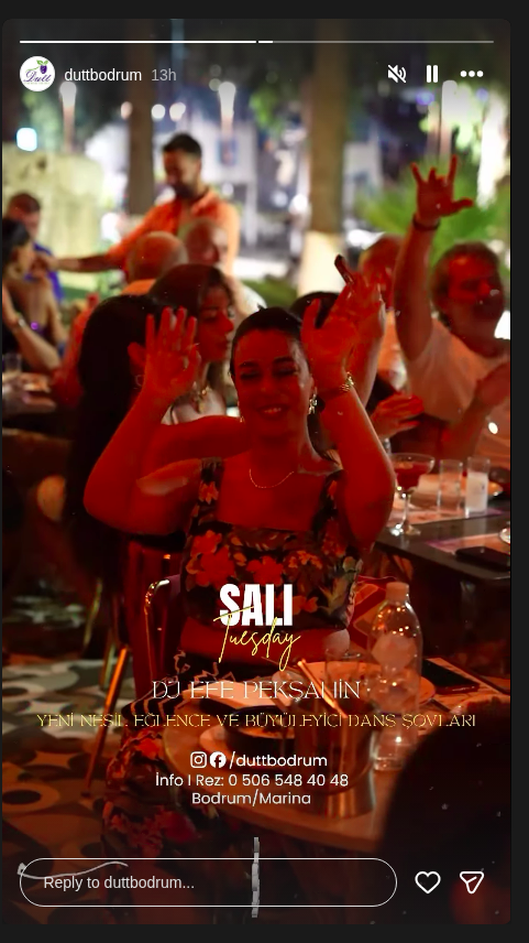 Salı Dans Gecesi Etkinlik afişi