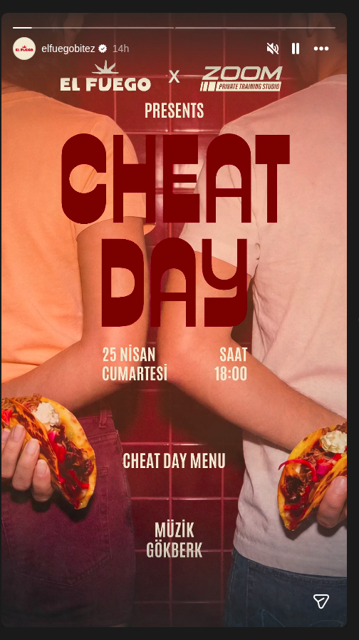 Gökberk — Cheat Day Etkinlik afişi