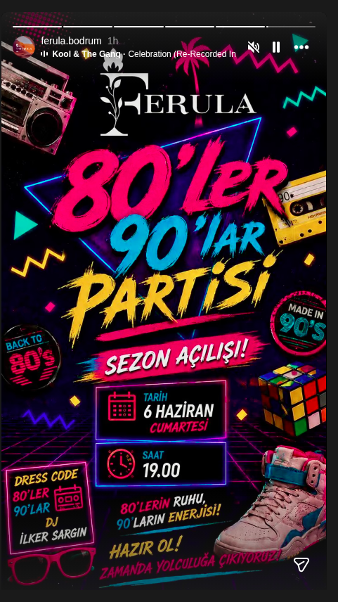 80er 90er Party — Saisoneröffnung Event-Poster