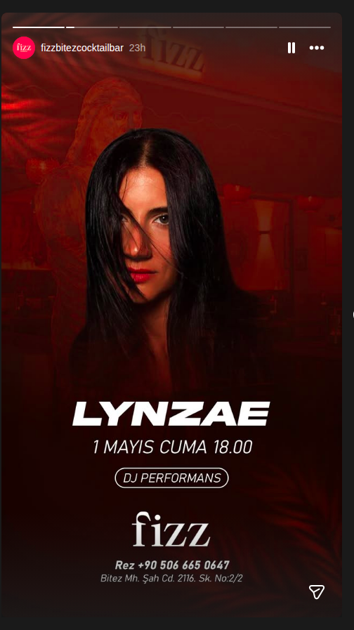 Lynzae Etkinlik afişi