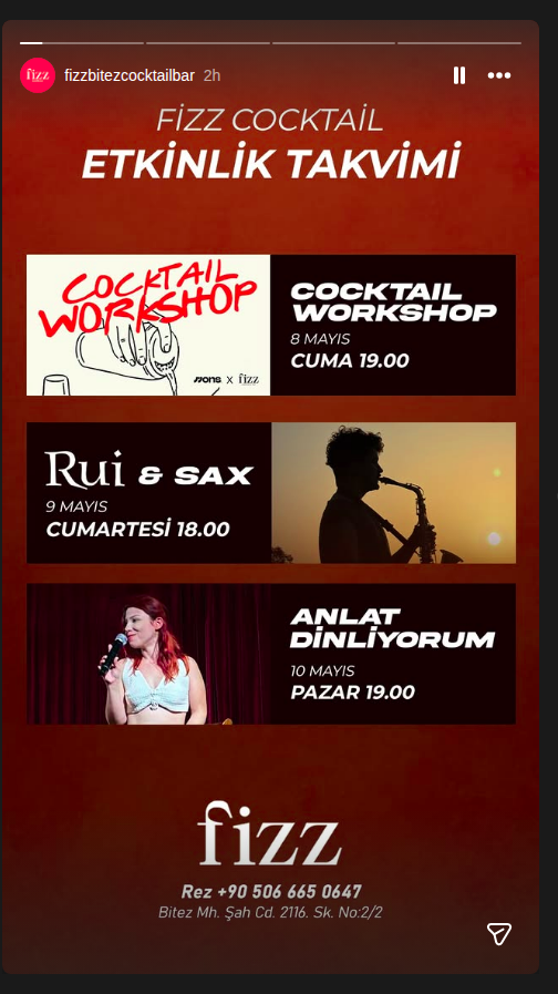 Rui & Sax Etkinlik afişi
