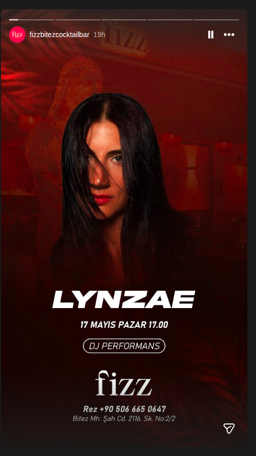 Lynzae Etkinlik afişi