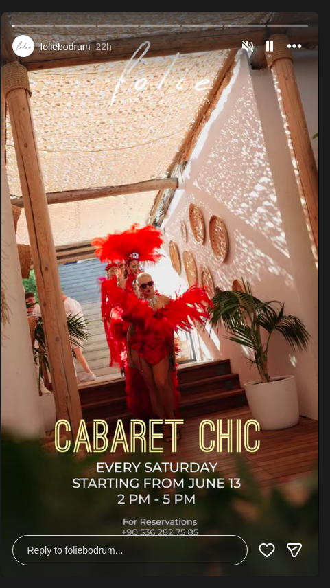 Cabaret Chic Etkinlik afişi