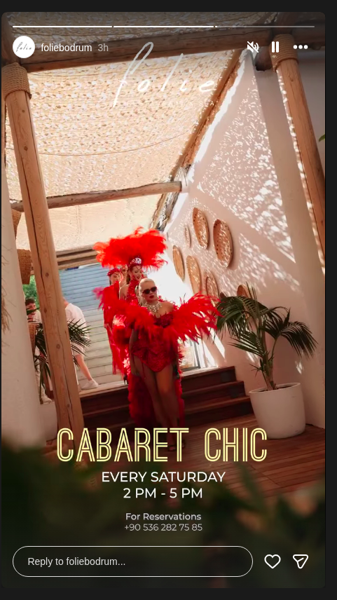 Cabaret Chic Etkinlik afişi