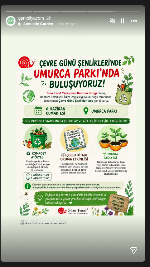 Kompost Atölyesi Etkinlik afişi