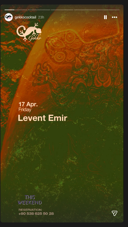 Levent Emir Etkinlik afişi