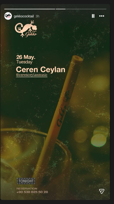 Ceren Ceylan Etkinlik afişi