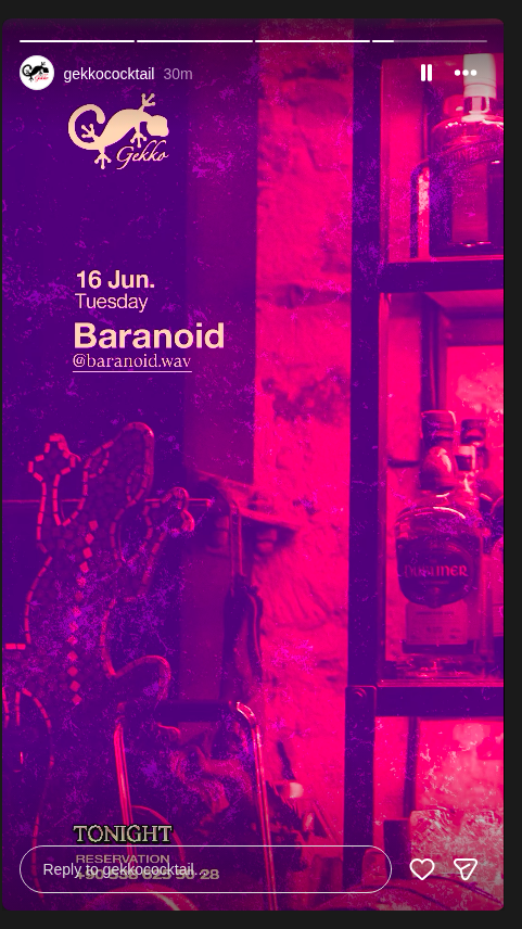 Baranoid DJ Set Etkinlik afişi