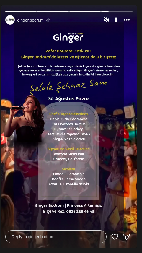 Zafer Bayramı Coşkusu — Şelale Şehnaz Sam