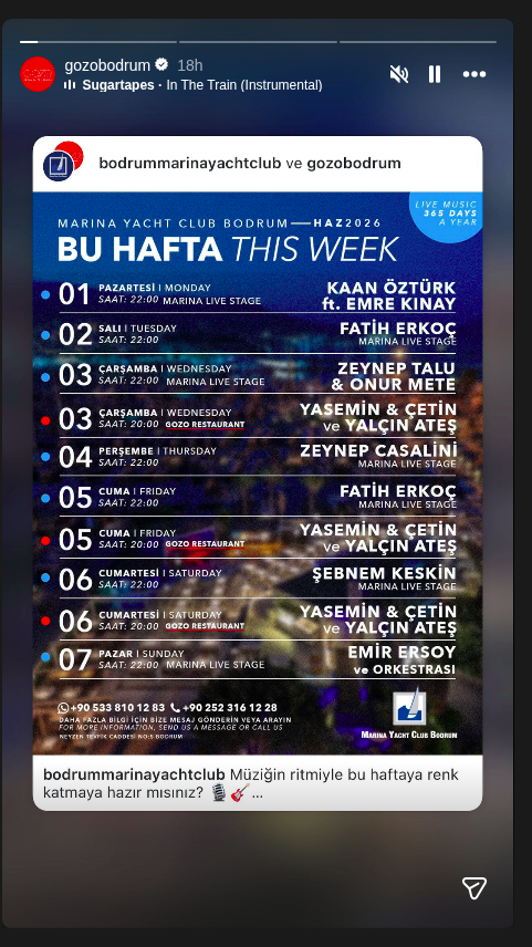 Yasemin & Çetin und Yalçın Ateş — GOZO Restaurant Event-Poster
