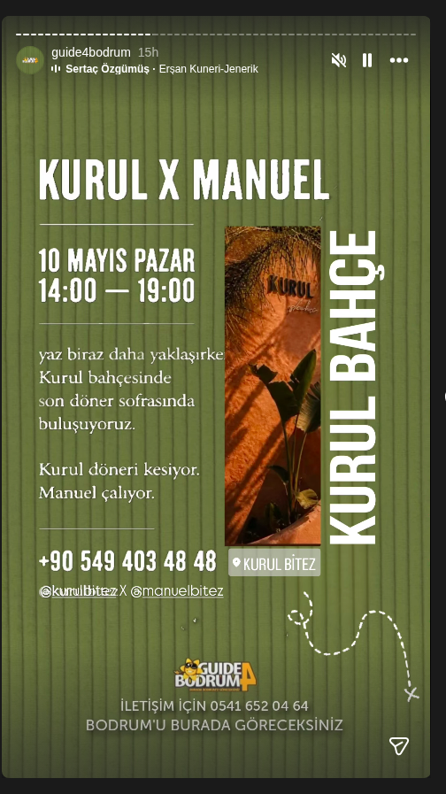 Kurul x Manuel Etkinlik afişi